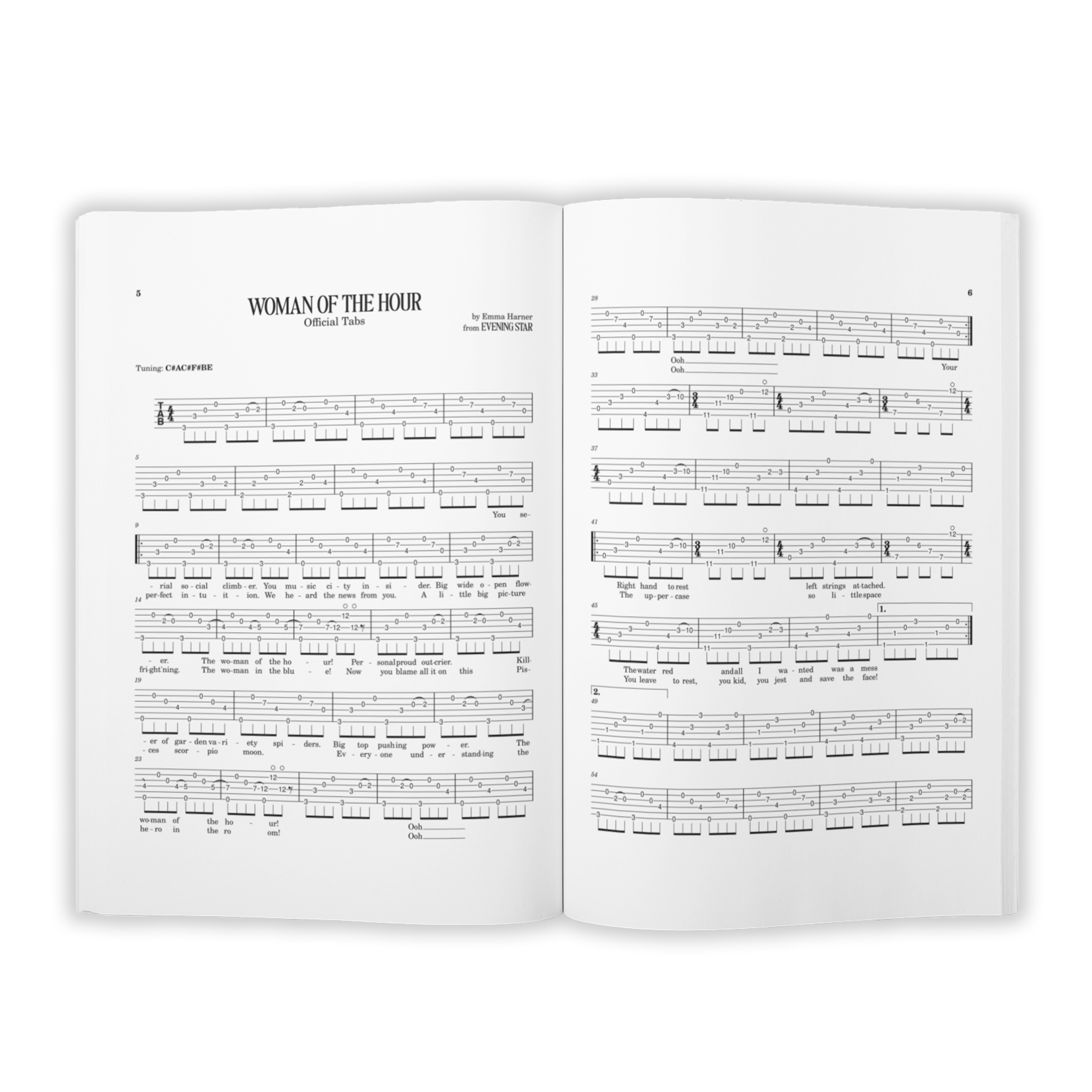 Evening Star - Tab Book